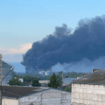 В Сватово горит военный склад оккупантов: фото и видео