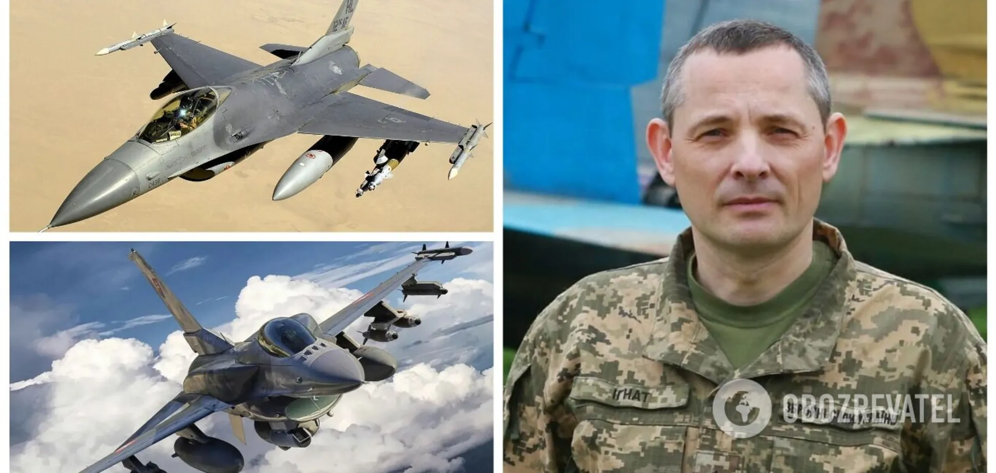 'У каждого индивидуальная программа': Игнат рассказал об обучении украинских пилотов на F-16