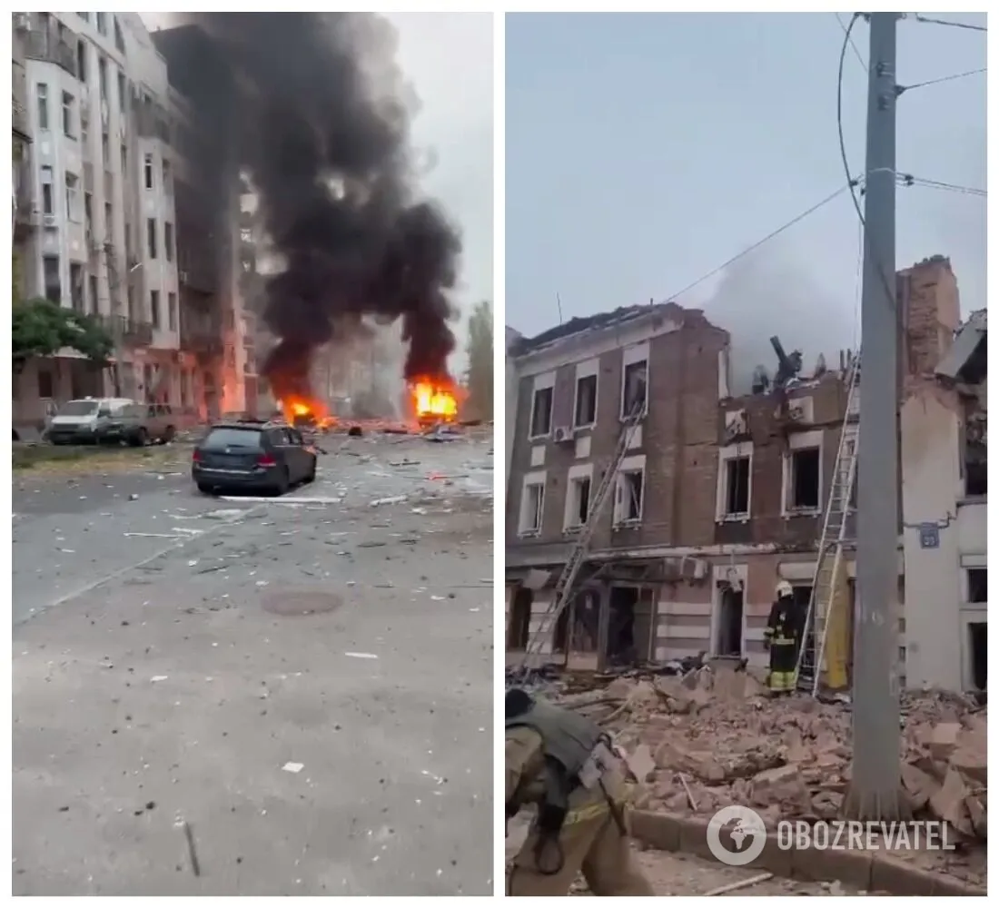 Харьков пострадал из-за вражеской атаки