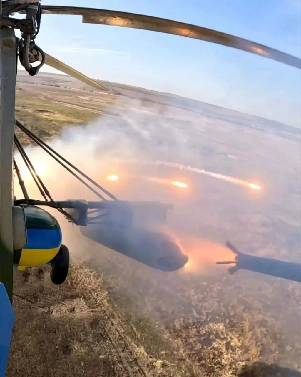 Работа украинской авиации