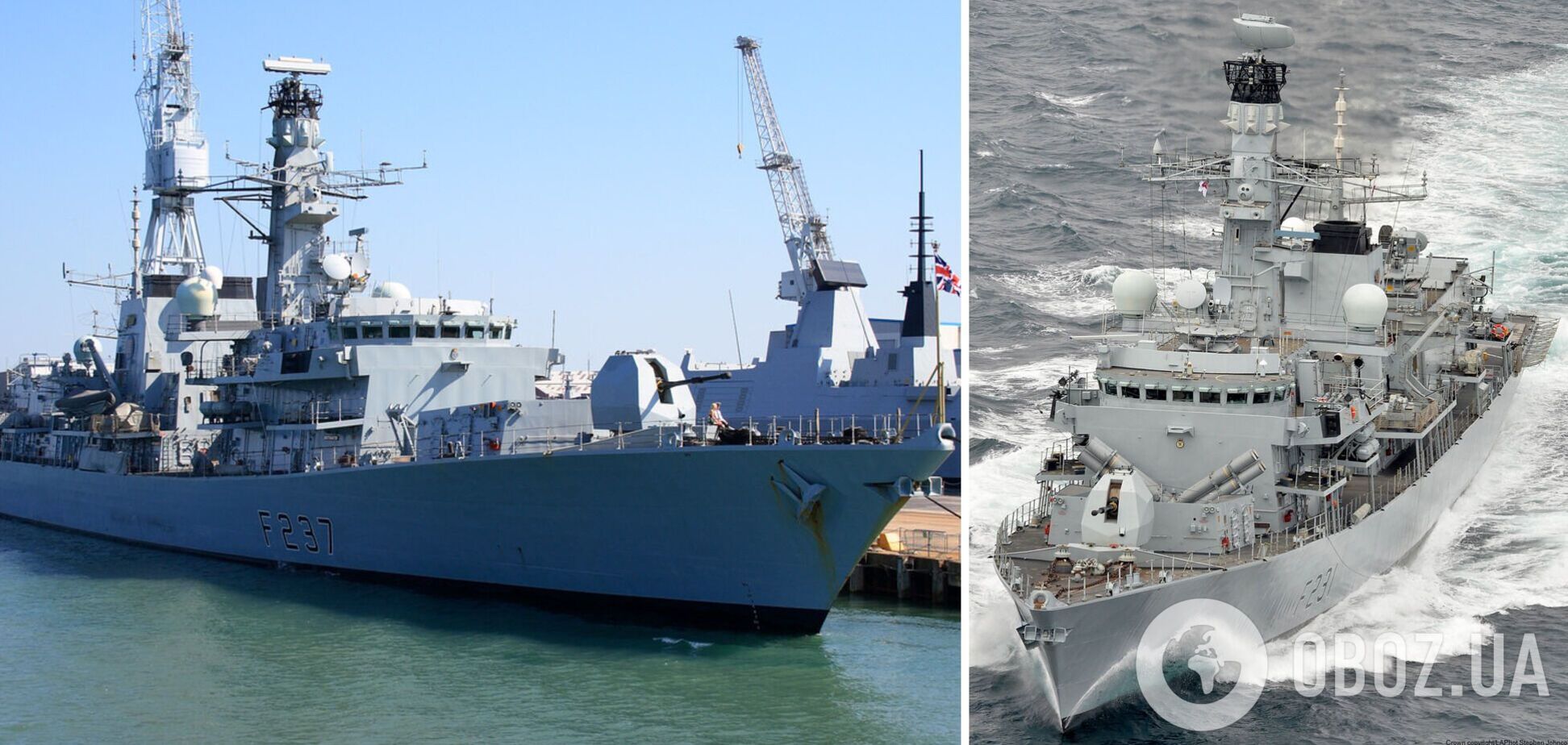 Украина с радостью приняла бы два корабля, которые Великобритания хочет списать