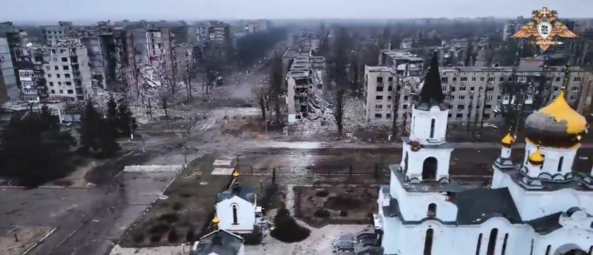 Российские оккупанты похвастались взятием Авдеевки, показав разрушенный ими же город