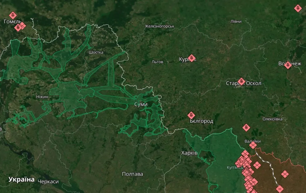 Россия усилила удары по приграничным территориям Украины: в ISW оценили, пойдет ли враг в наступление на Сумы и Харьков