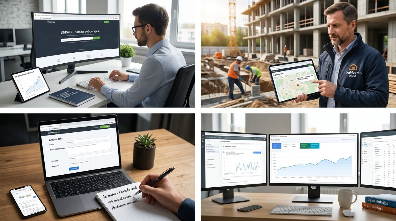 Ваш бізнес заслуговує на увагу в каталозі сайтів Linkewey