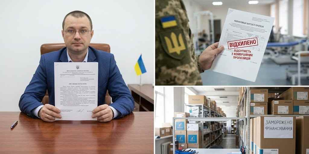 Віталій Музиченко блокує фінансування протезів